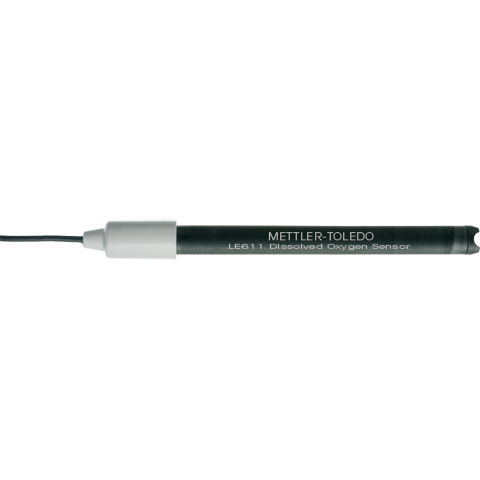Dissolved oxygen sensor DO, Mettler-Toledo InLab 605, plastic, polarogr., NTC, BNC/RCA 1,8 m