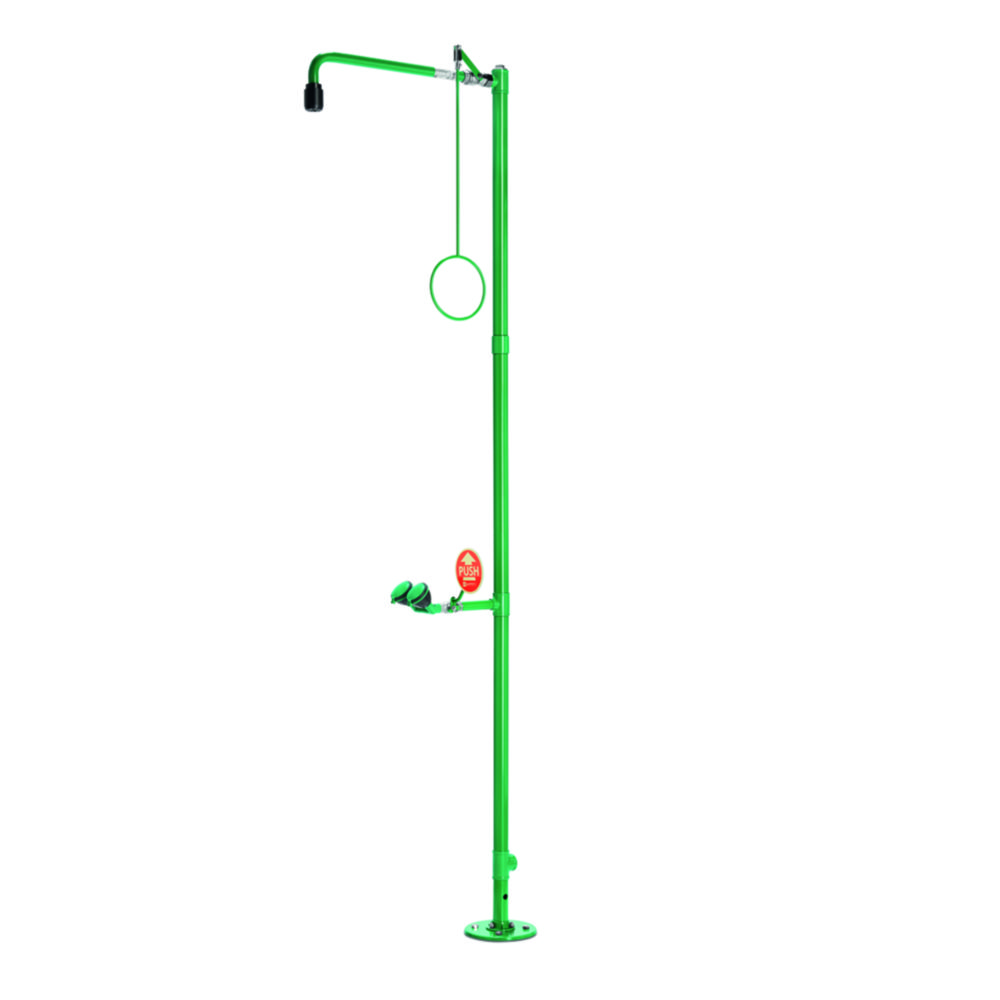 [6239809] Freestanding emergency shower, B-safety classicline, bottom mounting