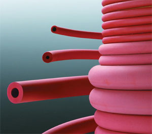 [1480014] Rubber tubing red 4x1,5 mm