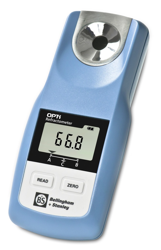 Digital pocket refractometer, Bellingham+Stanley, OPTI, 0-95% Brix / 1.33-1.54 RI
