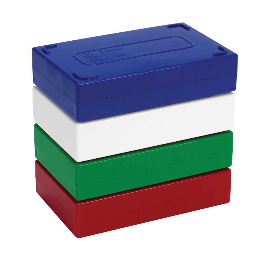 [6240818] Microscope slide box, red for 25 microlope slides
