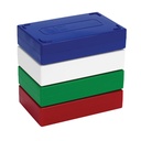 Microscope slide box,blue for 25 microscope slides