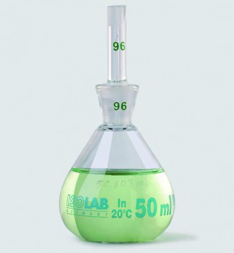 Pyknometer 10 ml, glass, justified