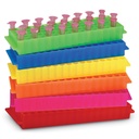 [6243204] Microtube rack, blue 80-well, PP, for 1.5/2.0 ml t