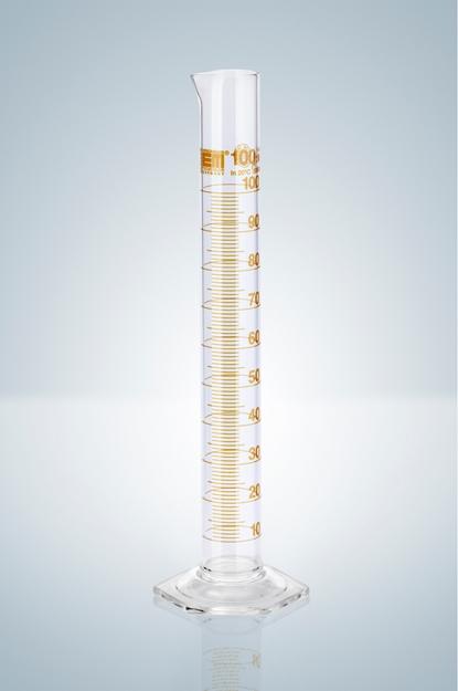 Measuring cylinder 250 ml, cla ss A Duran®, ring g