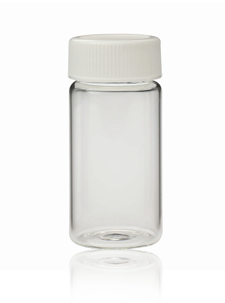 Scintillation vials w. cap, Wheaton, N 22, 20 mL, Ø28 x 61 mm, clear