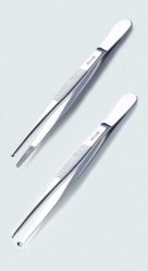 LLG-Forceps 145 mm, blunt/straight general use, st