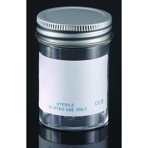 Sample container, PS, sterile, 60 ml