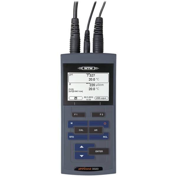 [6264057] Multiparameter meter, WTW ProfiLine pH/Cond 3320, 2 channels