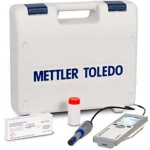 Dissolved oxygen meter DO, Mettler-Toledo Seven2Go Pro S9-Field-Kit, w. case and sensor