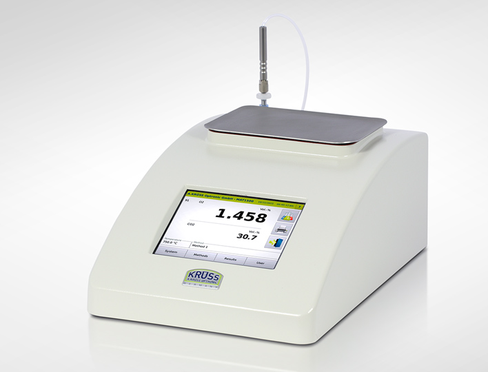 Gas analyzer MAT1200 with oxygen cell and NDIR