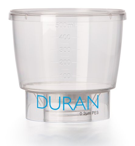 Filter 500ml, GL 45,Ø90mm, gamma sterilized,0,45µm
