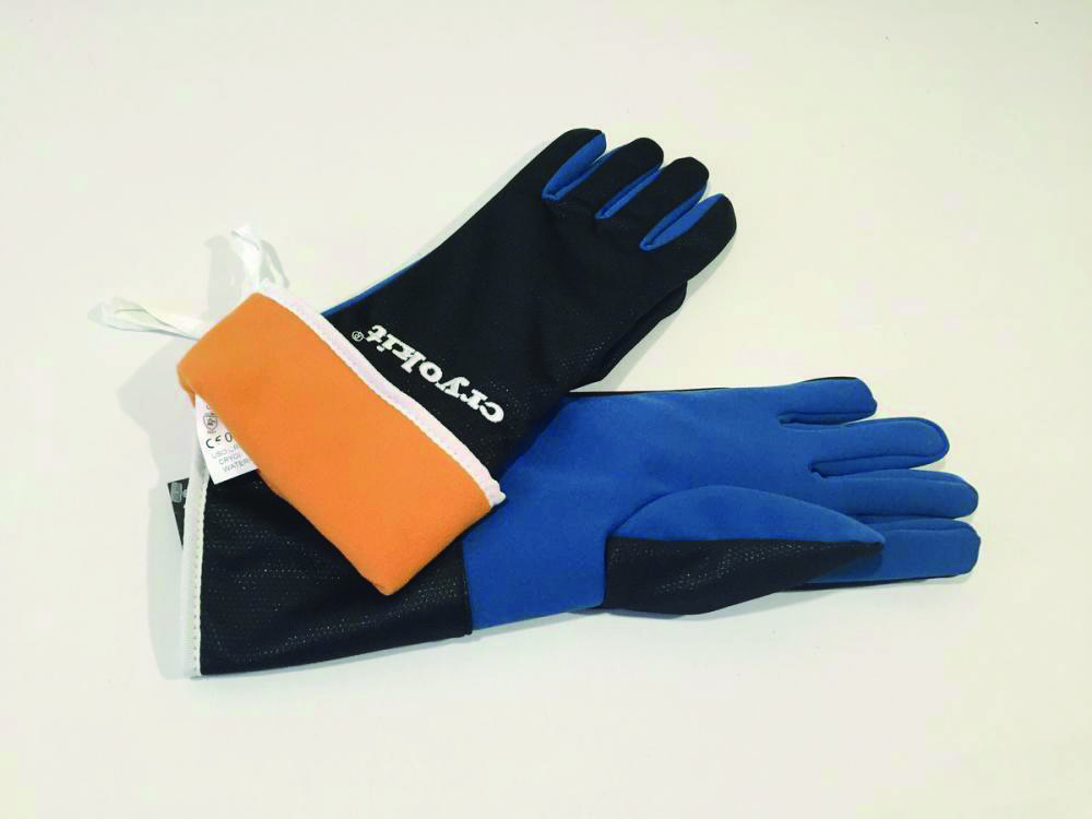 Cryo protection gloves, tec-lab Cryokit 400, size 8