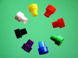 Closing caps for NMR tubes Ø3 mm, yellow