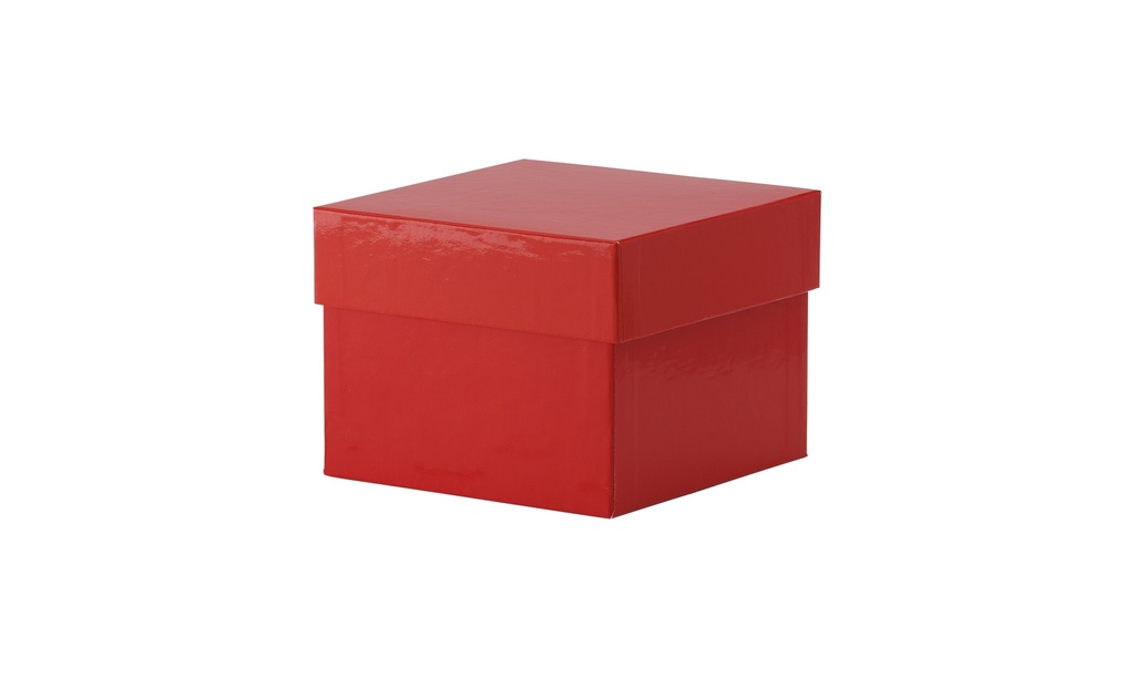 [1522782] Cryobox, TENAK, 133 x 133 x 100 mm, PP coated cardboard, red