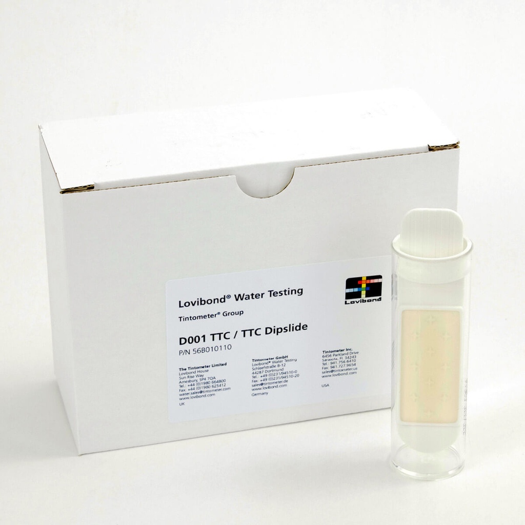 [6282520] Dipslide, Lovibond D001 TTC/TTC, for total count