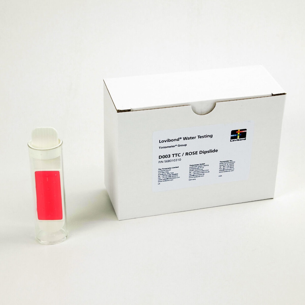 [6282522] Dipslide, Lovibond D003 TTC/RBS, for total count + yeast and molds