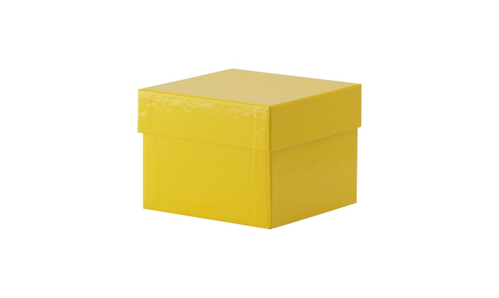 [1522784] Cryobox, TENAK, 133 x 133 x 100 mm, PP coated cardboard, yellow