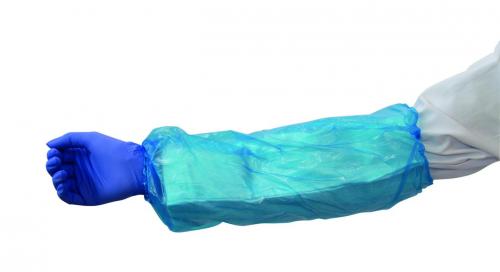 [6282799] Protective Sleeves, LLG, 40 µm thick, blue, 100 pieces