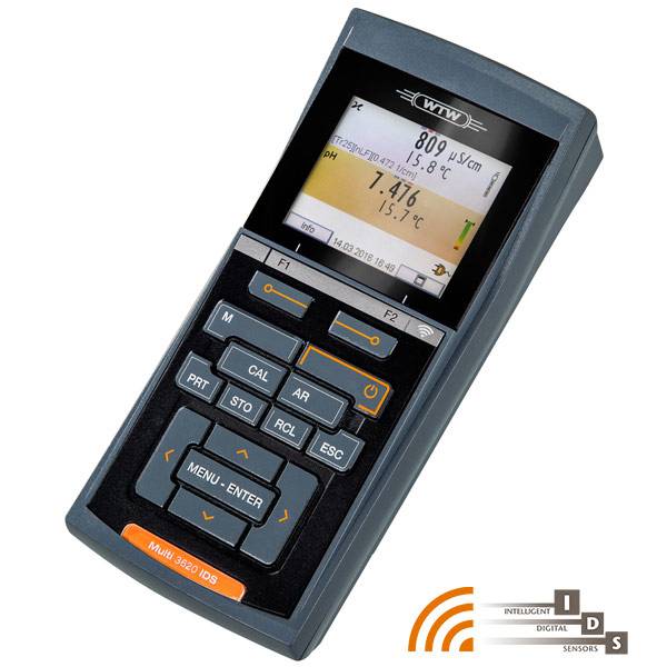 [6283708] Multiparameter meter, WTW MultiLine 3620 IDS Set G, 2 channels, w. 3 sensors, 3 m