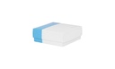 Cryobox, TENAK, 134 x 134 x 52 mm, PP coated surface, incl. 9 x 9, blue/orange