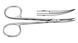 [0976532] Scissors, curved, 115 mm