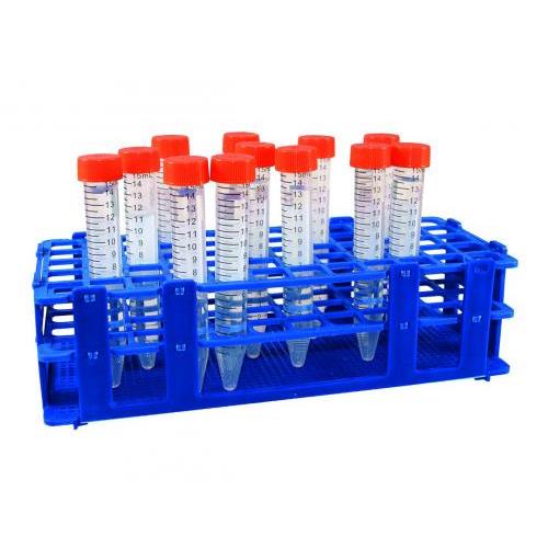 LLG-Test tube rack, white, PP for 60 tubes, Ø 16mm