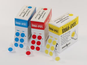 Tough-Spots®, PVC round, Ø 13mm lavender, pack of 1000/roll