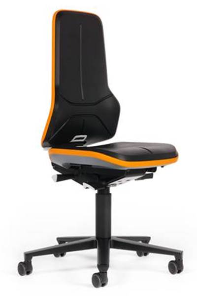 [6287721] Laboratory chair Neon 2, Happy orange Leatherette