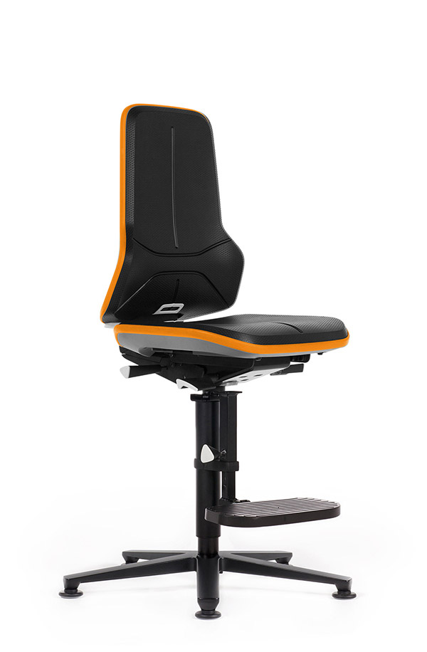 [6287726] Laboratory chair Neon 3,Happy orange Integral foam