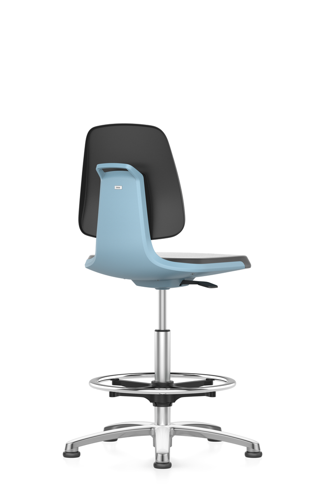 [6287735] Lab chair Labsit, Foot ring, art. leather, blue