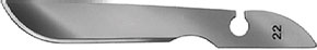 [0976764] Scalpel blades unsterile No. 22