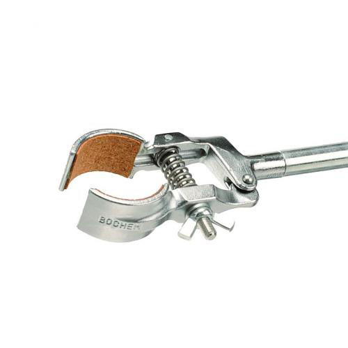 [6306164] Support clamp 180x12 mm, jaws w/cork, range 80 mm