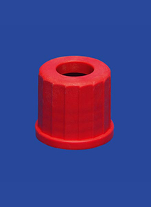 Screw-Caps with Aperture GL14 red