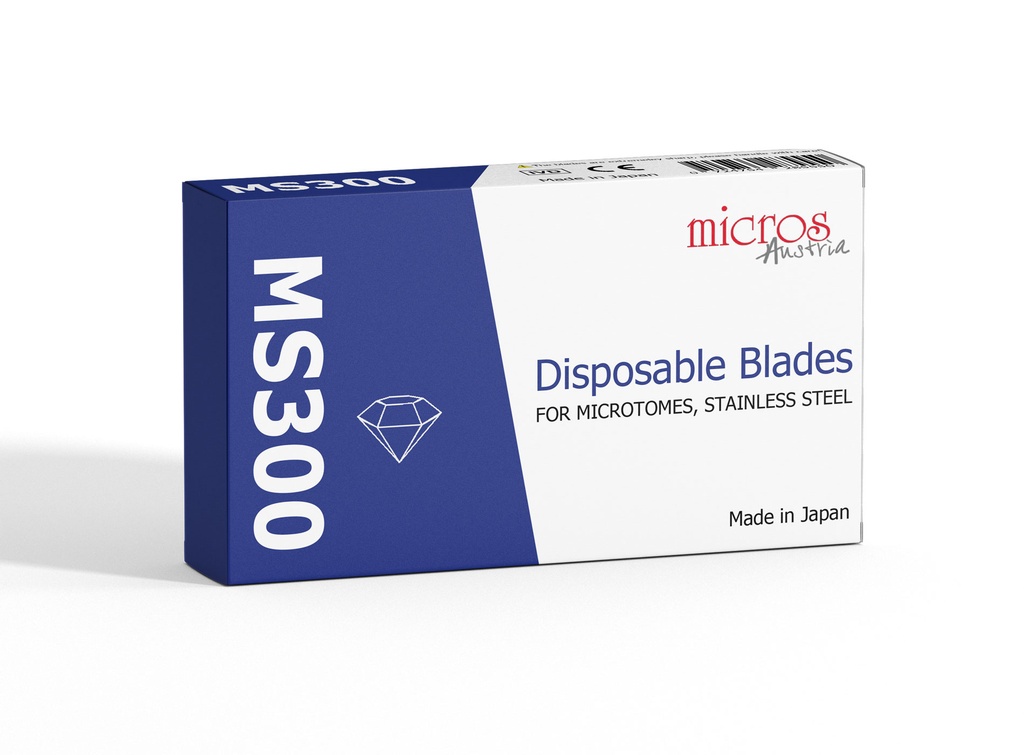 [6310681] Microtome blades MS300 low, extra hard tissue