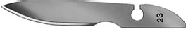 [0976766] Scalpel blades unsterile No. 23