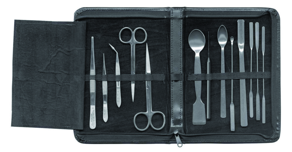 [6312441] Chemist-cutlery , 13-pieces in plastic case