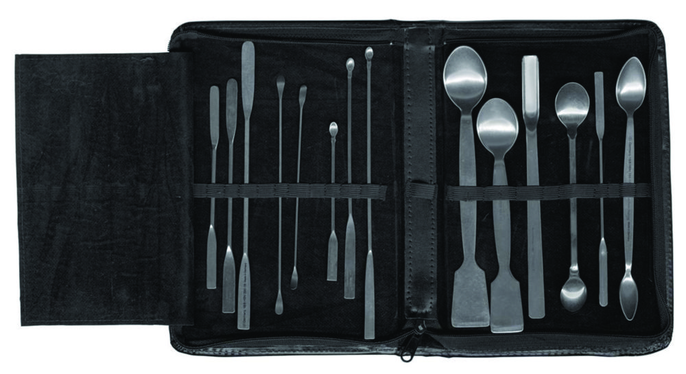 [6312442] Spoon and spatula set, 14 pieces in plastic case