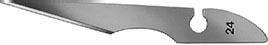 [0976768] Scalpel blades unsterile No. 24