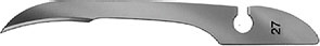 [0976772] Scalpel blades unsterile No. 27