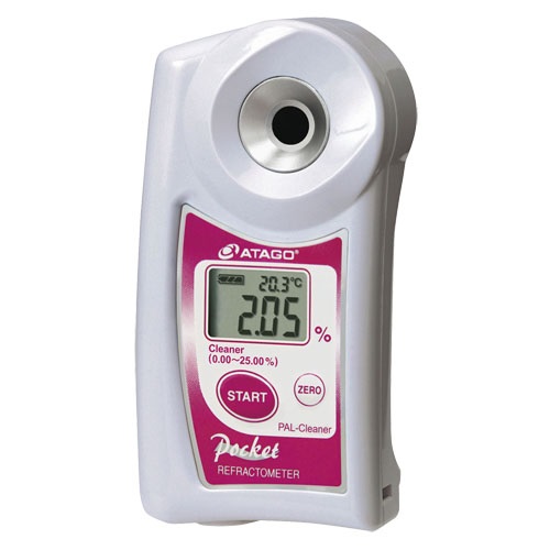 Digital pocket refractometer PAL-CLEANER 0.0-25.0% Brix