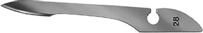 [0976774] Scalpel blades unsterile No. 28