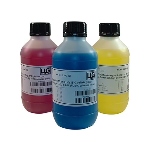 Buffer, technical, LLG, pH 10,00 ±0,01, 25°C, blue, 1000 mL
