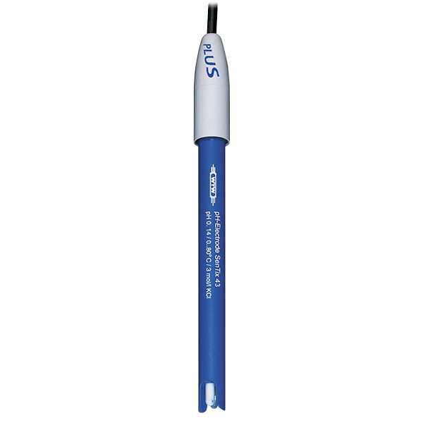 [6327457] pH electrode, WTW SenTix 43, plastic, gel, PT1000, DIN/4mm 1 m