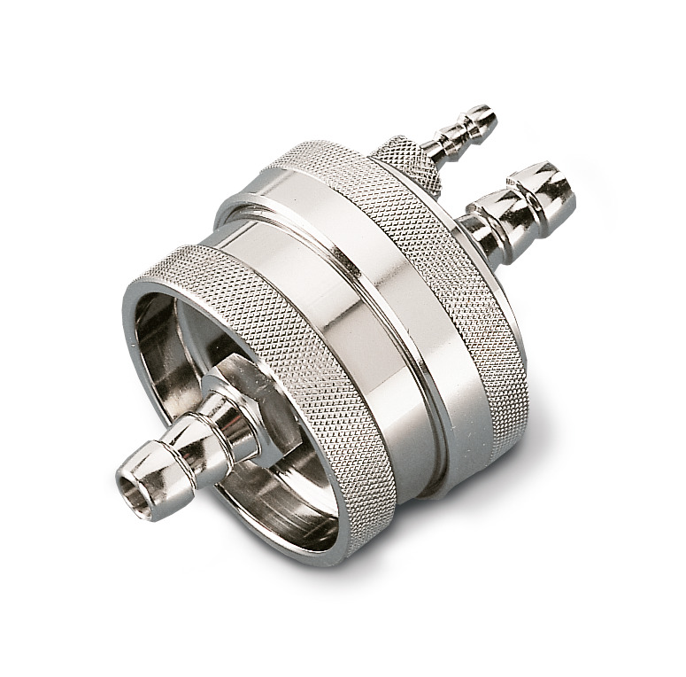 In-line filter holder, Sartorius 16254, SS, Ø47 mm, for hoses DN10