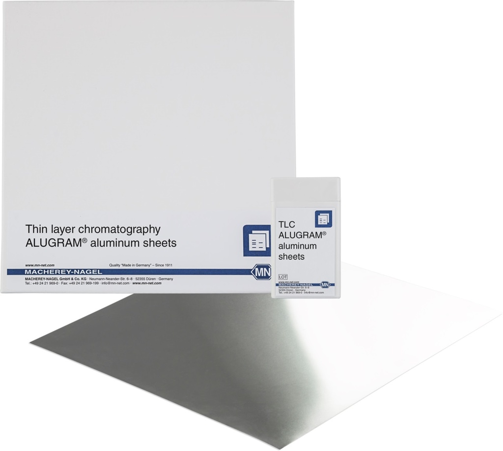 [1770050] TLC sheets, Macherey-Nagel ALUGRAM SIL G UV254, Aluminium, 20x20 cm, 25 pcs