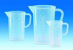 Measuring beakers, 5000ml, PP moulded graduation