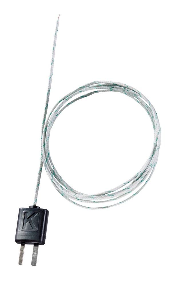 Thermocouple type K, -50 to +400 °C, ,5mm x 1,5m