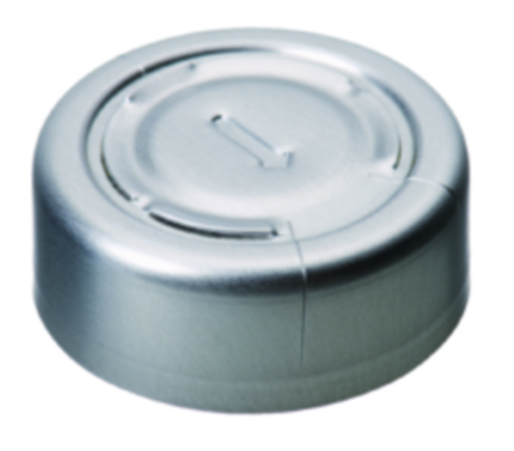[7056751] Crimp seals, LLG, N 20, alu w. complete tear-off, silver