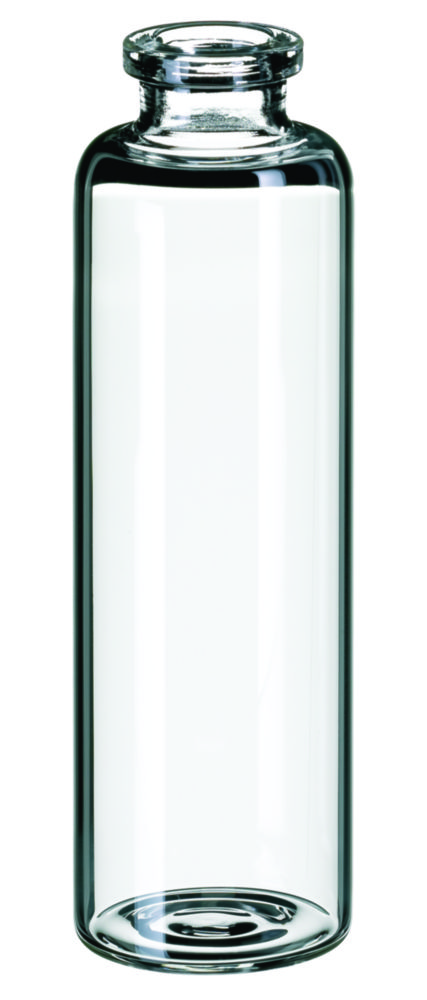 Headspace vials w. crimp neck, LLG, N 20 DIN crimp, 50 mL, clear